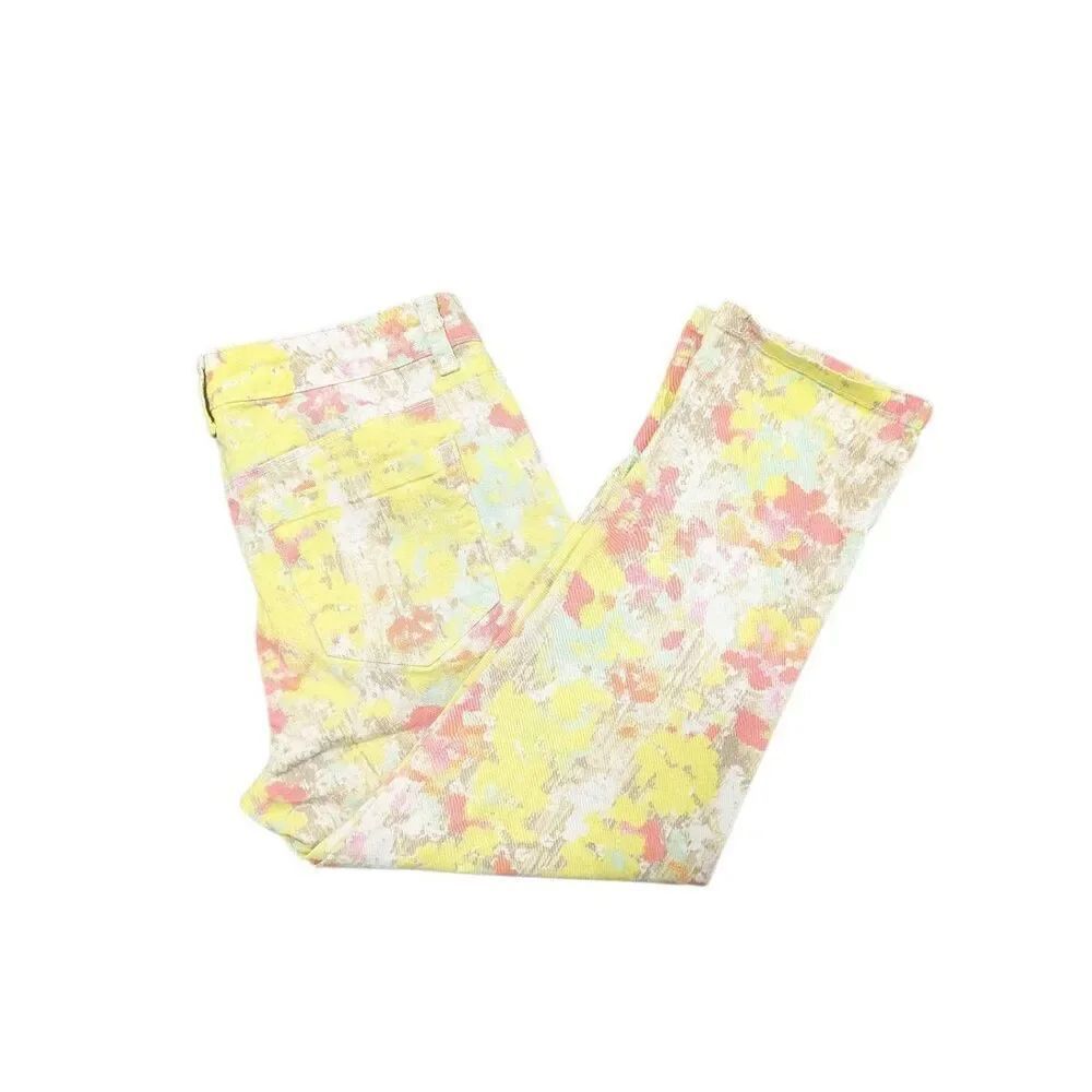 Style & Co. Jeans Slim Leg Pink Camo Tie Dye Women's 6